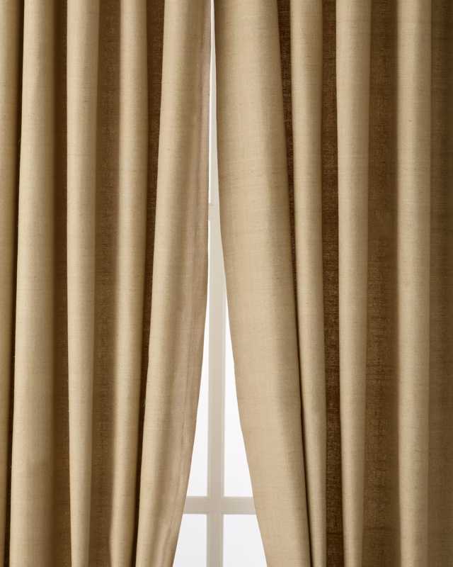 Camden Light-Filtering Silk Drapery Panel, 50" x 96"